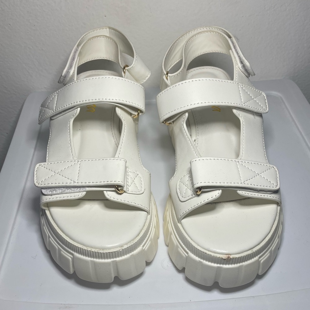 White platform Sandals